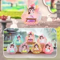 Lot de 7 figurines de renard à neuf queues style chinois traditionnel pour la décoration - Série l'Âge de la Splendeur (-343) / Boîte de Set Complet (Set de 6)