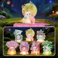 Figurines de collection renard à neuf queues Gufeng avec socle LED lumineux, lot de 7 - Boîte de Set Complet (Set de 6) / Série Renard à Neuf Queues du Monde de la Mythologie (Éclairage LED)