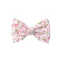 Süße rosa Haarklammer mit Blumenmuster und Spitze für kleine Mädchen und Babys - 1 Stück / Rosa Blumenspitze (3)