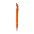 Penna a sfera professionale in metallo arancione con punta touch nera per tablet - Arancione con punta nera (24#) / Arancione