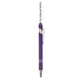 Penna a sfera in metallo viola con punta touch nera per schermi tattili - Viola con punta nera (25#) / Viola