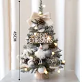 Mini albero di Natale da tavolo con luci calde, altezza 45 cm - Stile Angelo di Luce Stellare / 45cm