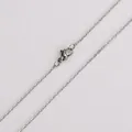 Durable silver stainless steel chain necklace with lobster clasp for jewelry making - Necklace Chains / 1.5mm*45cm / Steel