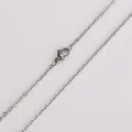 Silver stainless steel cable chain with lobster clasp for men's jewelry - Necklace Chains / 2mm*45cm / Steel
