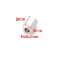 Stainless steel hexagonal prism spacer bead with 2mm hole for DIY jewelry making - Long Hexagon Bead / 7x4mm / Steel