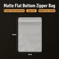 Großer 30x40cm mattierter transparenter Reißverschlussbeutel für die Lagerung von Lebensmitteln - Mattiert Flacher Boden-30x40cm / 100 Stk/Bündel