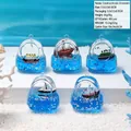 Ornement de navire en acrylique liquide bleu pour soulager le stress au bureau - Styles Aléatoires / Sac À Dos - Petit Bateau