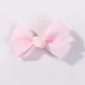 Nœud de cheveux en ruban gros-grain rose pour filles et accessoires de coiffure - 24