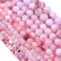 Natürliche rosa und lila Persische Jade Bonbonperlen für DIY-Schmuckherstellungsprojekte - Gemischtes Lila