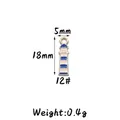 Nautical blue and white lighthouse charm pendant for DIY jewelry making 18mm - 12# Lighthouse
