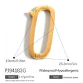 Gold-plated stainless steel fish mouth clasp DIY jewelry accessory SKU variant detail - Oval Fish Mouth Clasp (PJ94183G) / 25.2x10mm / Gold