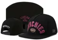 Black stylish snapback cap featuring pink Munchies embroidery and adjustable back - Style-44 / Adjustable