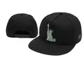 Stylish black snapback cap featuring Liberty embroidery and adjustable rear strap closure - Style - 63 / Adjustable