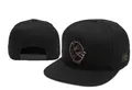 Black snapback hat with Doberman embroidery and adjustable strap - Style-51 / Adjustable