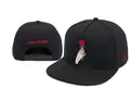 Black flat brim snapback hat with rose embroidery and 'LOVE ME NOT' back detail - Style-52 / Adjustable