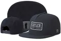 Black flat-brim snapback cap with Cayler & Sons embroidery patch, adjustable back strap - Style-101 / Adjustable