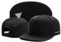 Black fashion snapback hat with 3D number 23 embroidery and adjustable strap - Style-106 / Adjustable