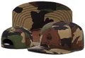 Stylish camouflage flat brim snapback cap featuring a unique hand gesture patch design - Style-87 / Adjustable