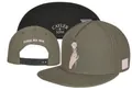 Stylish olive green flat brim snapback hat with exquisite rose embroidery detail - Style - 66 / Adjustable