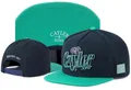 Navy and mint green Cayler & Sons snapback cap with detailed embroidery and patches - Style-109 / Adjustable