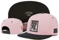 Stylish pink and black snapback cap with balaclava patch and Cayler & Sons branding - Style 114 / Adjustable
