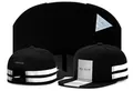 Trendy black flat-brim snapback cap featuring white side stripes and Tres Slick patch - Style - 98 / Adjustable