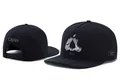 Black flat brim snapback hat featuring embroidered iRoc graphic and Cayler branding - Style 22 / Adjustable