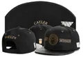 Black flat-brim streetwear cap with gold Medusa embroidery and adjustable back strap - Style-36 / Adjustable