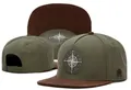 Olive green and brown snapback cap with Cayler & Sons compass patch - Style-127 / Adjustable