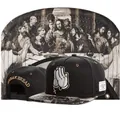 Cayler & Sons black snapback hat featuring Praying Hands embroidery and printed brim - Style - 175 / Adjustable