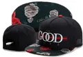 Stylish black snapback hat with rose floral print brim and The Good Life embroidery - Style - 155 / Adjustable