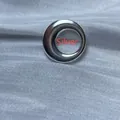 Gros plan d'une perle anneau plat argenté, idéale pour la création de bijoux artisanaux DIY. - Cercle Lisse / 5 Pièces / Argenté