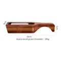 Grattugia per formaggio in legno di acacia con lama in acciaio inox 28cm - Stile Legno di Acacia