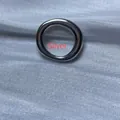 Perle ronde plate en cuivre argenté à grand trou pour la création de bijoux DIY - Bague irrégulière / 5 Pièces / Argenté