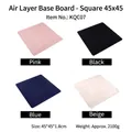 Quadratische Schmuckdisplay-Bodenplatten in vier Farben mit 45x45 cm Luftschichtstoff - Quadratische Bodenplatte 45x45 (KQC07) / Schwarz