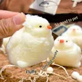 Jouet squishy poussin blanc ultra doux et moelleux pour soulager le stress et déco - Petit Poussin✺ / 【envoyer En Quelques Secondes】