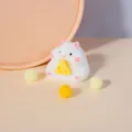 Χαριτωμένο λευκό παιχνίδι squishy χάμστερ με κίτρινο τυρί για ανακούφιση από το άγχος - Λευκό Χάμστερ / 【αποστολή Σε Δευτερόλεπτα】