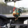 Ρεαλιστικό ακρυλικό κρεμαστό 2D κόκορας για τον καθρέφτη του αυτοκινήτου - A51