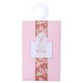 Pink rose scented fragrance sachet with hook for wardrobe closet long lasting scent - Rose
