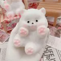 Jouet squishy pour chien blanc à rebond lent, jouet anti-stress sensoriel doux pour enfants - Chien Lècheur