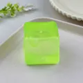 Lichtdurchlässiges grünes Maltose-Eiswürfel-Squishy-Spielzeug zum Stressabbau - Maltose Eiswürfel (4cm) / 4cm Size / Transparentes Grün