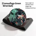 Pallina elastica camouflage da polso con cordino di 1m per bambini - 7cm Size / Mimetico Nero