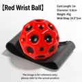 Palla rimbalzante da polso rossa, diametro 6,8 cm con cinturino elastico regolabile - Diametro 6.8cm / Rosso