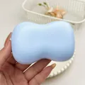 Handheld light blue malleable Vaseline soap squishy toy for decompression and stress relief - Blue vaseline soap [not maltose]