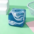 4.50cm / Flüssiger Eiswürfel-Stil / 104g Packung / Blau