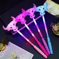 Bastoncino luminoso a LED a forma di testa di toro per feste in vari colori neon vivaci - Stick Scintillante Di Pelo Di Toro