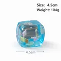 4.50cm / Ozean Muschel Eiswürfel / 104g Packung / Blau