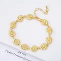 Elegant 18K gold-plated nautilus shell link bracelet with adjustable chain for women - Style 8 (Model 8)