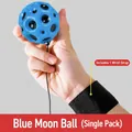Blauwe maanbal met polsband voor kinderen hoog stuiterend speelgoed - Pols Rebound Bal / 7cm / Blauw