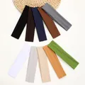 Collection of ten multi-color elastic sports headbands for yoga and fitness exercise - Thin Style Type 2 / 10 Pieces Pack / Multicolor
